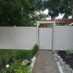 tan pvc fence panels canada